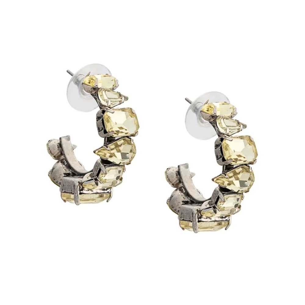 Yellow Crystal Earrings Dannijo